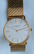 Audemars Piguet 18k slim presentation watch 1961 vintage